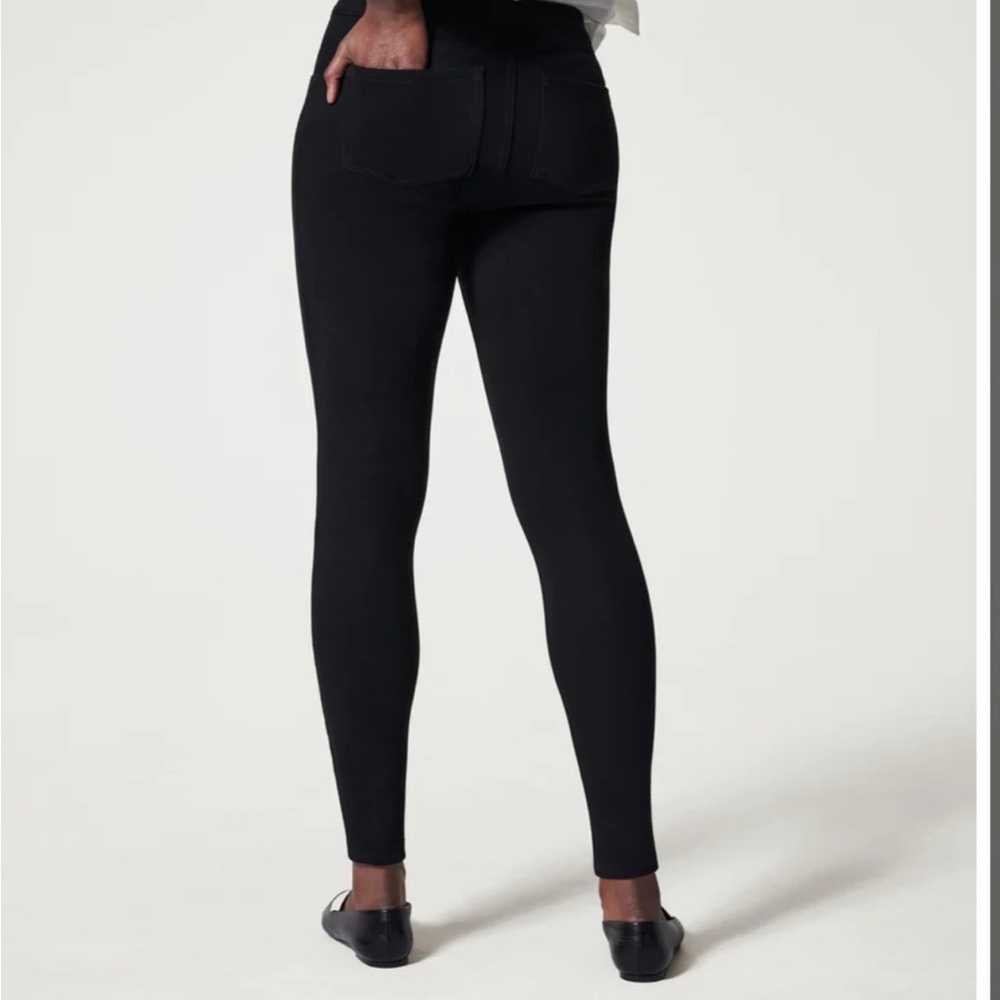 Spanx Jean-ish® Ankle Leggings Black Size Large